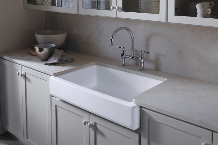 Whitehaven Cast Iron Kitchen Sinks In White Kitchen The Home Depot