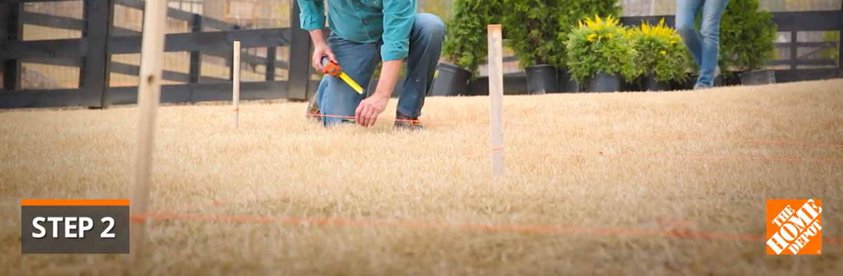 How To Lay Pavers Clear Grass And Soil