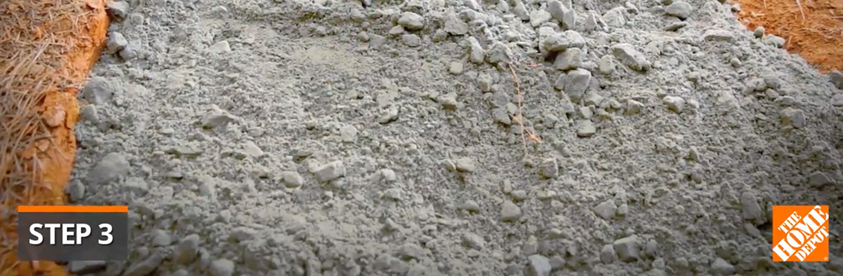 BUILD THE GRAVEL BASE BUILD THE GRAVEL BASE